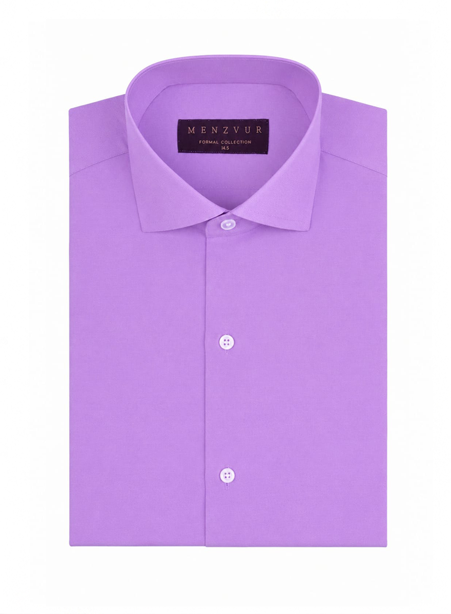 Plain Lavender Formal Shirt